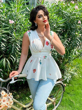SXY Women's Random Printed Basic Sleeveless Shirt For Daily Wear